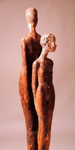 Bunte Hoffnungen Zibenkern mit Rinde Bergkreide 170cm
